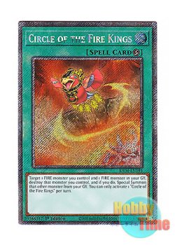画像1: 英語版 RA04-EN195 Circle of the Fire Kings 炎王炎環 (プラチナシークレットレア) 1st Edition