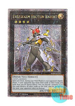 画像1: 英語版 RA04-EN212 Evilswarm Exciton Knight 励輝士 ヴェルズビュート (クォーターセンチュリーシークレットレア) 1st Edition