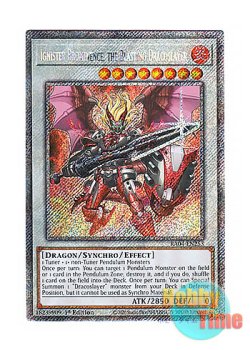 画像1: 英語版 RA04-EN253 Ignister Prominence, the Blasting Dracoslayer 爆竜剣士イグニスターP (プラチナシークレットレア) 1st Edition