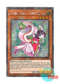 画像1: 英語版 RA04-EN269 Fairy Tail - Snow 妖精伝姫－シラユキ (プラチナシークレットレア) 1st Edition