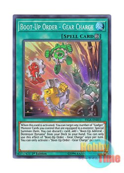 画像1: 英語版 FIGA-EN003 Boot-Up Order - Gear Charge 起動指令 ギア・チャージ (スーパーレア) 1st Edition