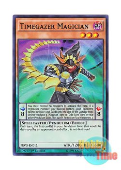 画像1: 英語版 PEVO-EN012 Timegazer Magician 時読みの魔術師 (スーパーレア) 1st Edition