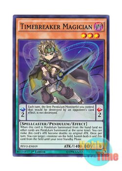 画像1: 英語版 PEVO-EN019 Timebreaker Magician 刻剣の魔術師 (スーパーレア) 1st Edition