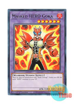 画像1: 英語版 TOCH-EN043 Masked HERO Goka M・HERO 剛火 (レア) 1st Edition