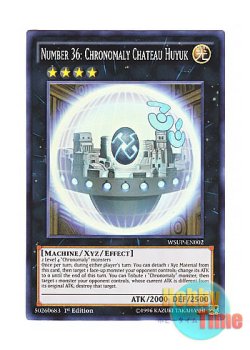 画像1: 英語版 WSUP-EN002 Number 36: Chronomaly Chateau Huyuk No.36 先史遺産－超機関フォーク＝ヒューク (スーパーレア) 1st Edition