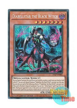 画像1: 英語版 25LP-EN001 Diabellstar the Black Witch 黒魔女ディアベルスター (シークレットレア) Limited Edition