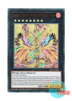 画像1: 英語版 25LP-EN003 Garunix Eternity, Hyang of the Fire Kings 炎王神 ガルドニクス・エタニティ (ウルトラレア) Limited Edition