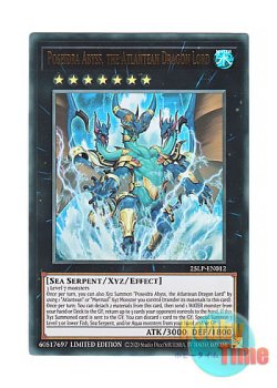 画像1: 英語版 25LP-EN012 Poseidra Abyss, the Atlantean Dragon Lord 海皇龍神 ポセイドラ・アビス (ウルトラレア) Limited Edition