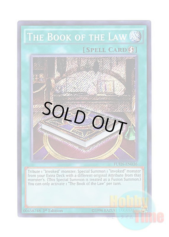 画像1: 英語版 FUEN-EN036 The Book of the Law 法の聖典 (シークレットレア) 1st Edition (1)