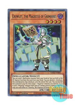 画像1: 英語版 GEIM-EN001 Crowley, the Magistus of Grimoires 法典の大賢者クロウリー (スーパーレア) 1st Edition