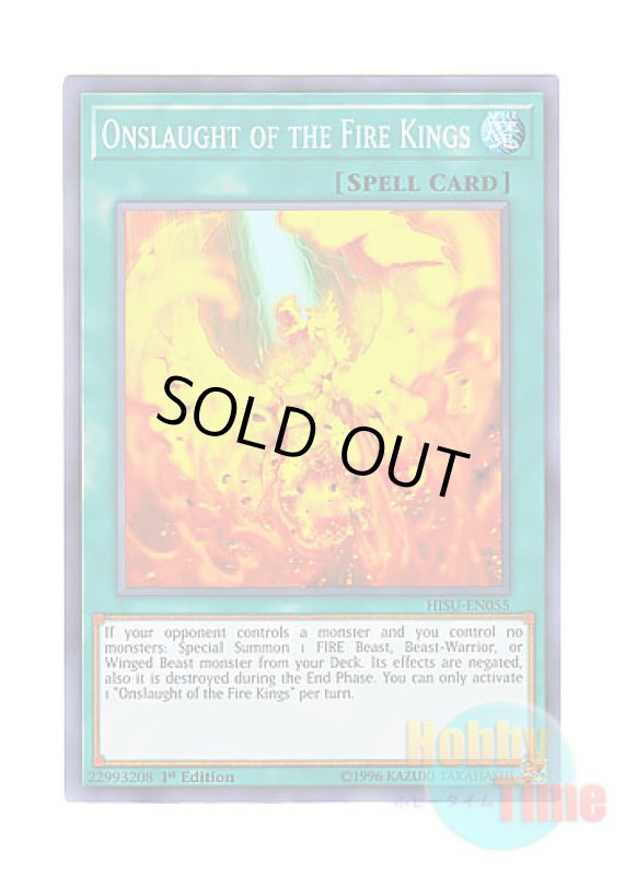 画像1: 英語版 HISU-EN055 Onslaught of the Fire Kings 炎王の急襲 (スーパーレア) 1st Edition (1)