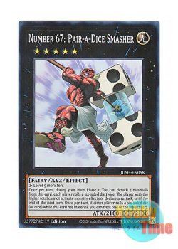 画像1: 英語版 JUSH-EN058 Number 67: Pair-a-Dice Smasher No.67 パラダイスマッシャー (スーパーレア) 1st Edition