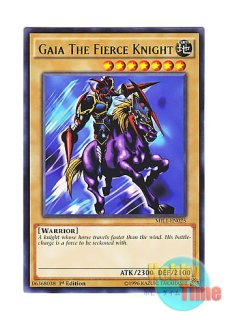 英語版 YGLD-ENA05 Gaia The Fierce Knight 暗黒騎士ガイア (ノーマル