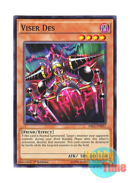 英語版 MIL1-EN037 Viser Des 万力魔神バイサー・デス (ノーマル) 1st