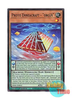 画像1: 英語版 PHRE-EN016 Proto Enneacraft - "orgIA" 糾罪巧α’－「orgIA」 (スーパーレア) 1st Edition