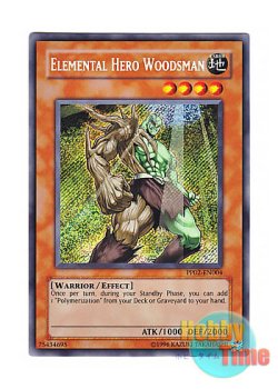 画像1: 英語版 PP02-EN004 Elemental HERO Woodsman E・HERO フォレストマン (シークレットレア)