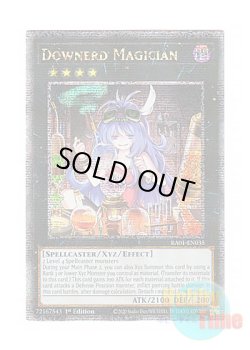 画像1: 英語版 RA01-EN035 Downerd Magician ダウナード・マジシャン (クォーターセンチュリーシークレットレア) 1st Edition