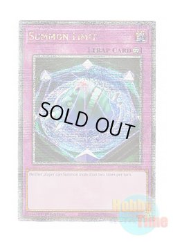 画像1: 英語版 RA01-EN070 Summon Limit サモンリミッター (クォーターセンチュリーシークレットレア) 1st Edition