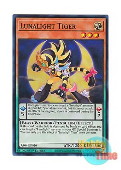 画像1: 英語版 RA04-EN020 Lunalight Tiger 月光虎 (スーパーレア) 1st Edition