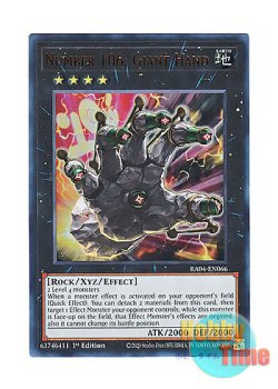 画像1: 英語版 RA04-EN066 Number 106: Giant Hand No.106 巨岩掌ジャイアント・ハンド (ウルトラレア) 1st Edition