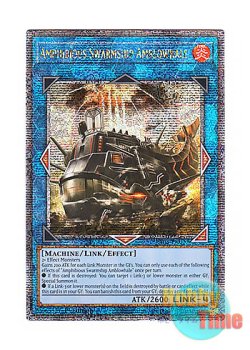 画像1: 英語版 RA04-EN077 Amphibious Swarmship Amblowhale 揚陸群艦アンブロエール (クォーターセンチュリーシークレットレア) 1st Edition