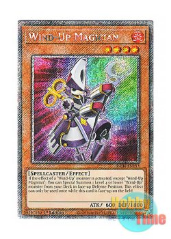 画像1: 英語版 RA04-EN153 Wind-Up Magician ゼンマイマジシャン (プラチナシークレットレア) 1st Edition