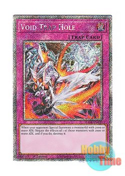 画像1: 英語版 RA04-EN190 Void Trap Hole 煉獄の落とし穴 (プラチナシークレットレア) 1st Edition