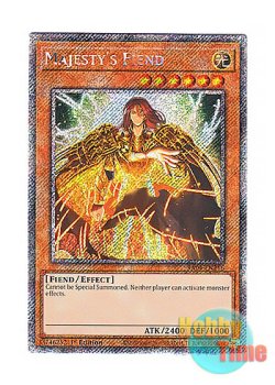 画像1: 英語版 RA04-EN216 Majesty's Fiend 威光魔人 (プラチナシークレットレア) 1st Edition