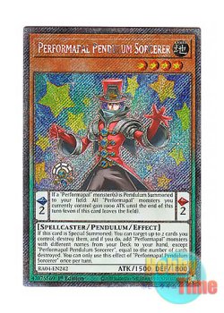画像1: 英語版 RA04-EN242 Performapal Pendulum Sorcerer EMペンデュラム・マジシャン (プラチナシークレットレア) 1st Edition