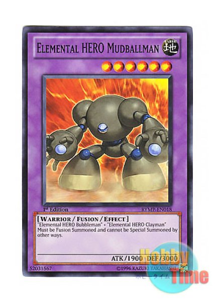 英語版 RYMP-EN018 Elemental HERO Mudballman E・HERO マッドボール