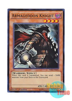 画像1: 英語版 THSF-EN035 Armageddon Knight 終末の騎士 (スーパーレア) 1st Edition