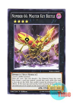 画像1: 英語版 WIRA-EN045 Number 66: Master Key Beetle No.66 覇鍵甲虫マスター・キー・ビートル (ノーマル) 1st Edition