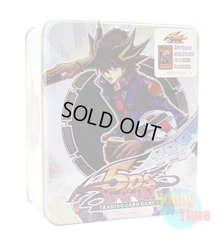 画像1: 英語版 Yusei Fudo Collectible Tin 2008 不動遊星 コレクティブルティン2008 ウォールマート限定 白色缶 (1)