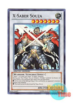 画像1: 英語版 CT09-EN017 X-Saber Souza X－セイバー ソウザ (スーパーレア) Limited Edition