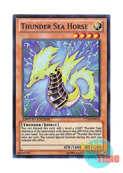 画像1: 英語版 CT10-EN016 Thunder Sea Horse サンダー・シーホース (スーパーレア) Limited Edition