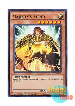 画像1: 英語版 CT12-EN004 Majesty's Fiend 威光魔人 (スーパーレア) Limited Edition