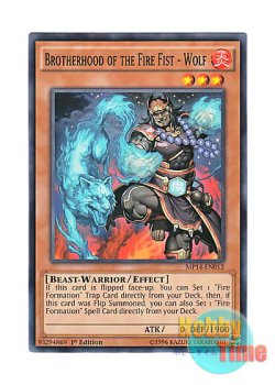 画像1: 英語版 MP14-EN012 Brotherhood of the Fire Fist - Wolf 傷炎星－ウルブショウ (ノーマル) 1st Edition
