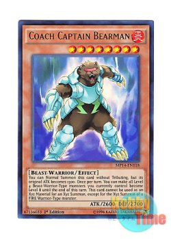 画像1: 英語版 MP14-EN118 Coach Captain Bearman 熱血獣王ベアーマン (ウルトラレア) 1st Edition