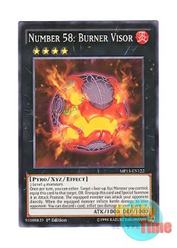 画像1: 英語版 MP15-EN122 Number 58: Burner Visor No.58 炎圧鬼バーナー・バイサー (ノーマル) 1st Edition