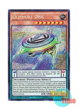 画像1: 英語版 MP15-EN145 Qliphort Disk クリフォート・ディスク (シークレットレア) 1st Edition