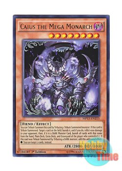 画像1: 英語版 MP15-EN215 Caius the Mega Monarch 怨邪帝ガイウス (ウルトラレア) 1st Edition