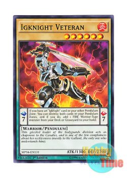画像1: 英語版 MP16-EN131 Igknight Veteran イグナイト・ウージー (ノーマル) 1st Edition