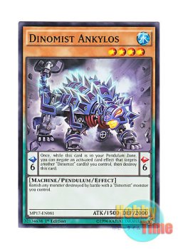 画像1: 英語版 MP17-EN081 Dinomist Ankylos ダイナミスト・アンキロス (ノーマル) 1st Edition