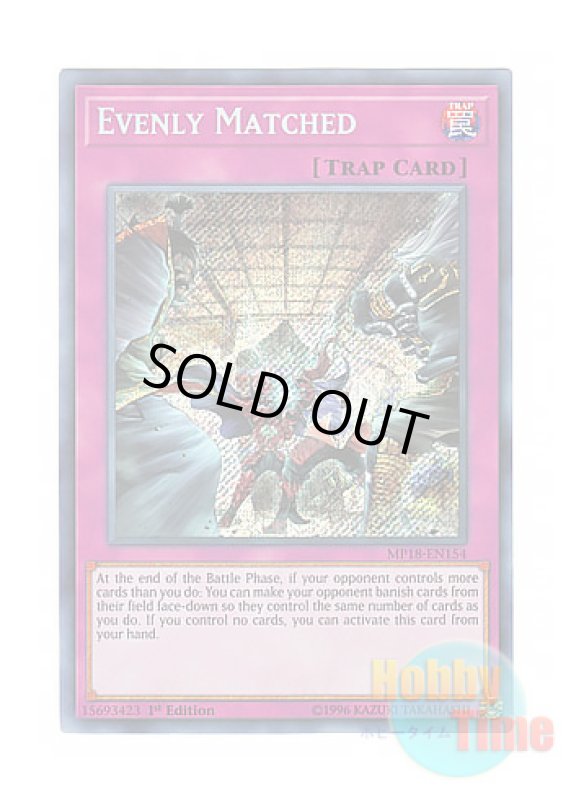 画像1: 英語版 MP18-EN154 Evenly Matched 拮抗勝負 (シークレットレア) 1st Edition (1)