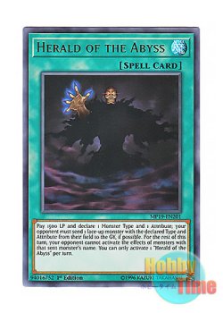画像1: 英語版 MP19-EN201 Herald of the Abyss 深淵の宣告者 (ウルトラレア) 1st Edition