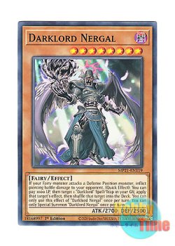 画像1: 英語版 MP21-EN119 Darklord Nergal 堕天使ネルガル (ノーマル) 1st Edition