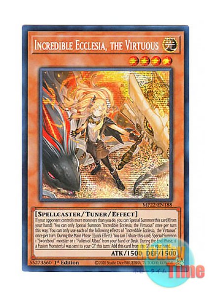 英語版 MP22-EN188 Incredible Ecclesia, the Virtuous 白の聖女