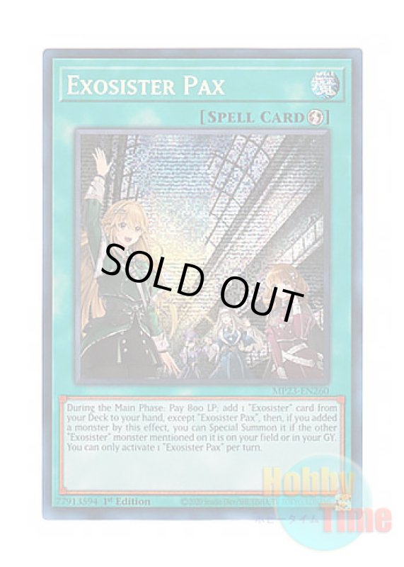 画像1: 英語版 MP23-EN260 Exosister Pax エクソシスター・パークス (プリズマティックシークレットレア) 1st Edition (1)