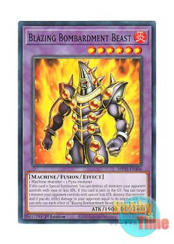画像1: 英語版 MP25-EN406 Blazing Bombardment Beast 爆撃獣ファイヤ・ボンバー (ノーマル) 1st Edition