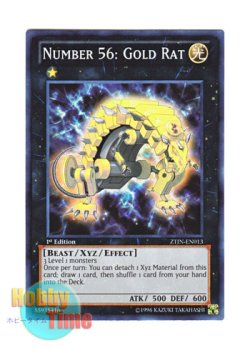 画像1: 英語版 ZTIN-EN013 Number 56: Gold Rat Ｎｏ.５６ ゴールドラット (スーパーレア) 1st Edition